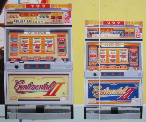 ※※ コンチネンタルII 3.2号機 SLOT アルゼ系/ユニバーサル 幅-4【パチスロ実機/パンフレット/チラシ】テープ跡/破れあり拍卖