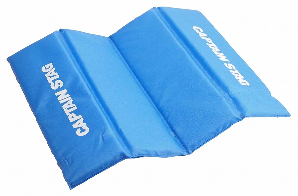 新品 CAPTAIN STAG キャプテンスタッグ アウトドア クッション FDザブトン【M-3309】ブルー レジャー アウトドア お花見 花火大会 イベント拍卖