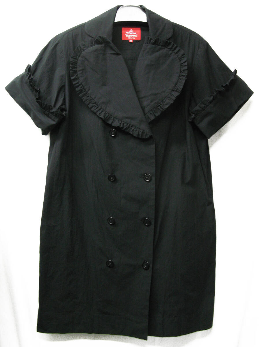 送料無料 Vivienne Westwood Red Label Oversized Dress Long Jacket 正規品 ヴィヴィアンウエストウッド 大きめ ワンピース ジャケット 黒拍卖