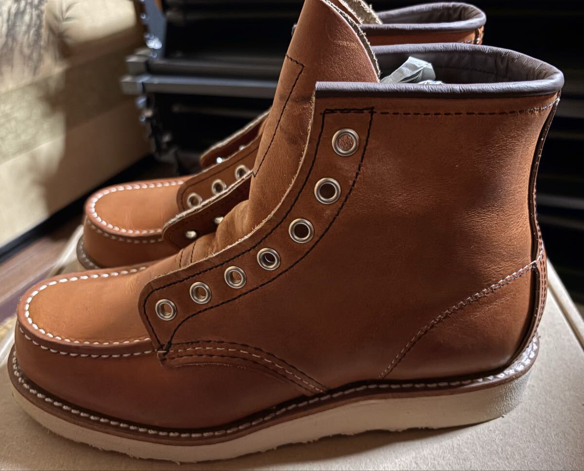 レッドウィング REDWING アイリッシュセッター オロレガシー クラシックモック 875 6E 未使用 red wing 茶拍卖