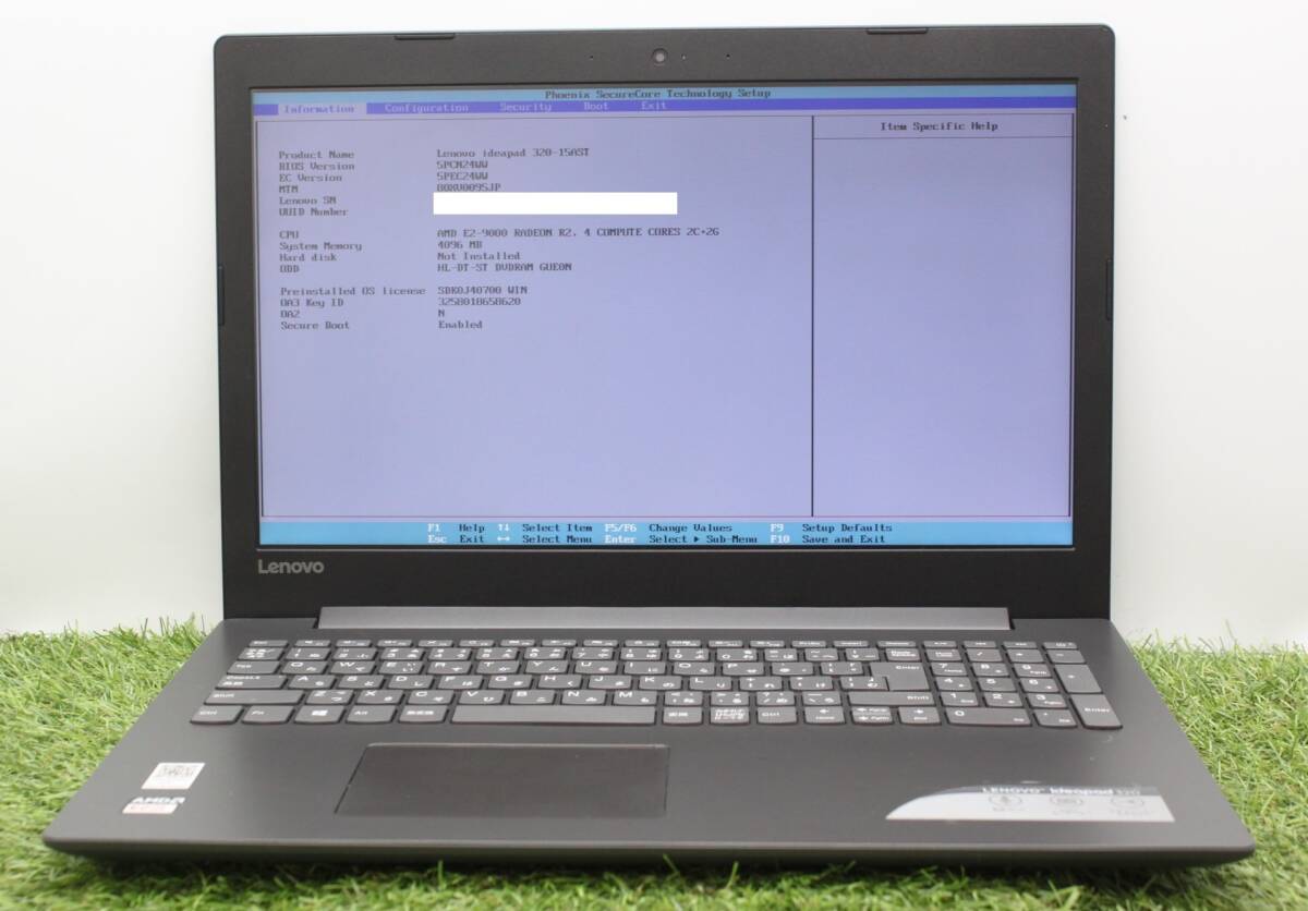 【☆Lenovo/ジャンク品,激安☆】ノート/Lenovo ideapad 320-15AST/ADM E2-9000/HDDなし/液晶やキーボード等の部品取りに/起動〇【10926】拍卖