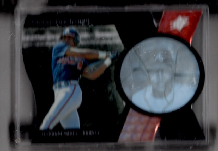 MLB 1997 UD SPX BOUND FOR GLORY Supreme Signatures ANDRUW JONES アンドリュー・ジョーンズ Autograph 直筆サイン 新品ミント状態品拍卖