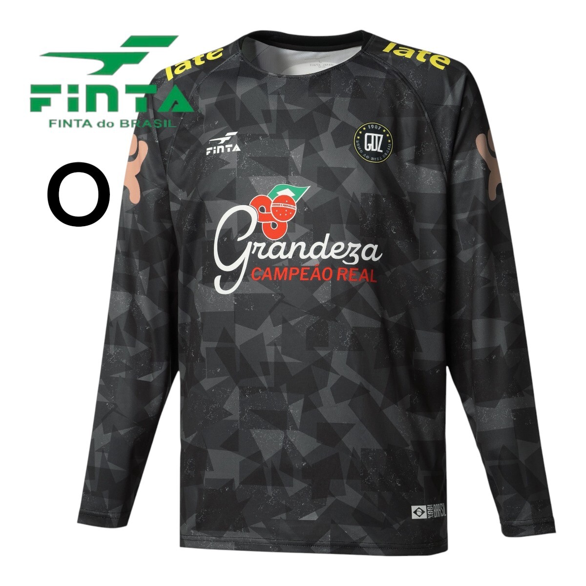 【新品特価!定価5390円が62%OFF!】FINTA サッカーウェア プラクティスシャツ 長袖 GDZ グラフィックシャツ FT4505-0500/サイズO拍卖
