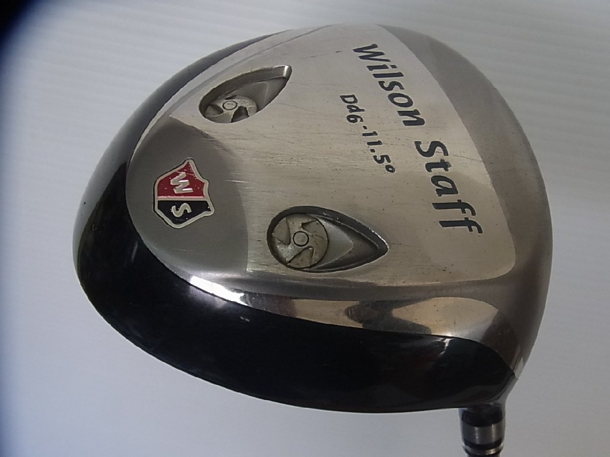 【良品】 スライスしにくい安心感! Wilson Staff Dd-6 11.5° フジクラ製 純正カーボン(R)拍卖