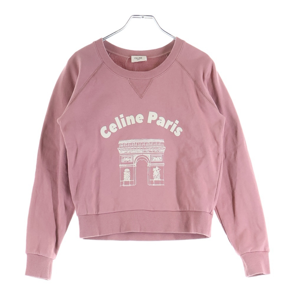 CELINE セリーヌ 24SS アルク・ドゥ・トリオンフ スウェットシャツ 2Y88D670Q ピンク拍卖