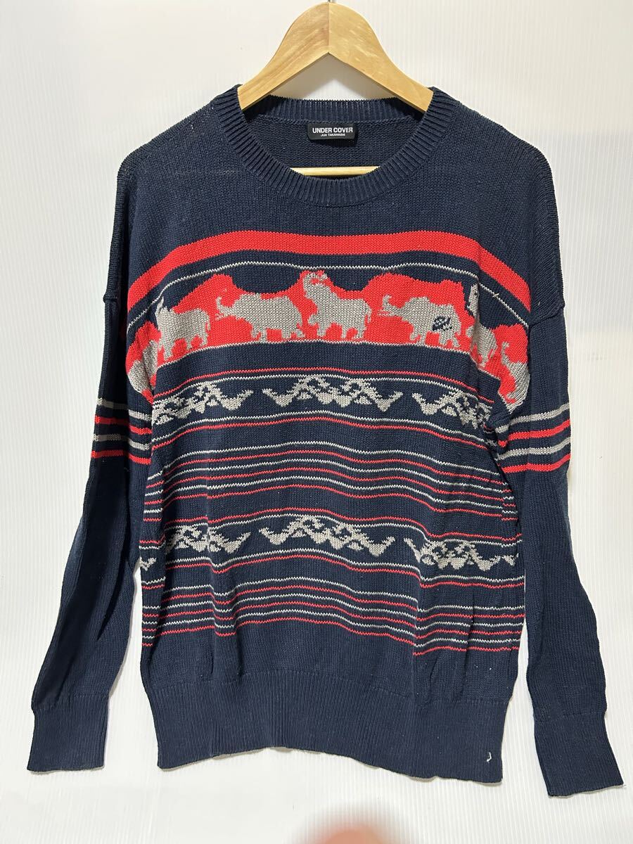 UNDERCOVER VINTAGE ELEPHANT COTTON KNIT 90S アンダーカバー ヴィンテージ エレファントニット レア オリジナル ジョニオ 高橋盾 拍卖