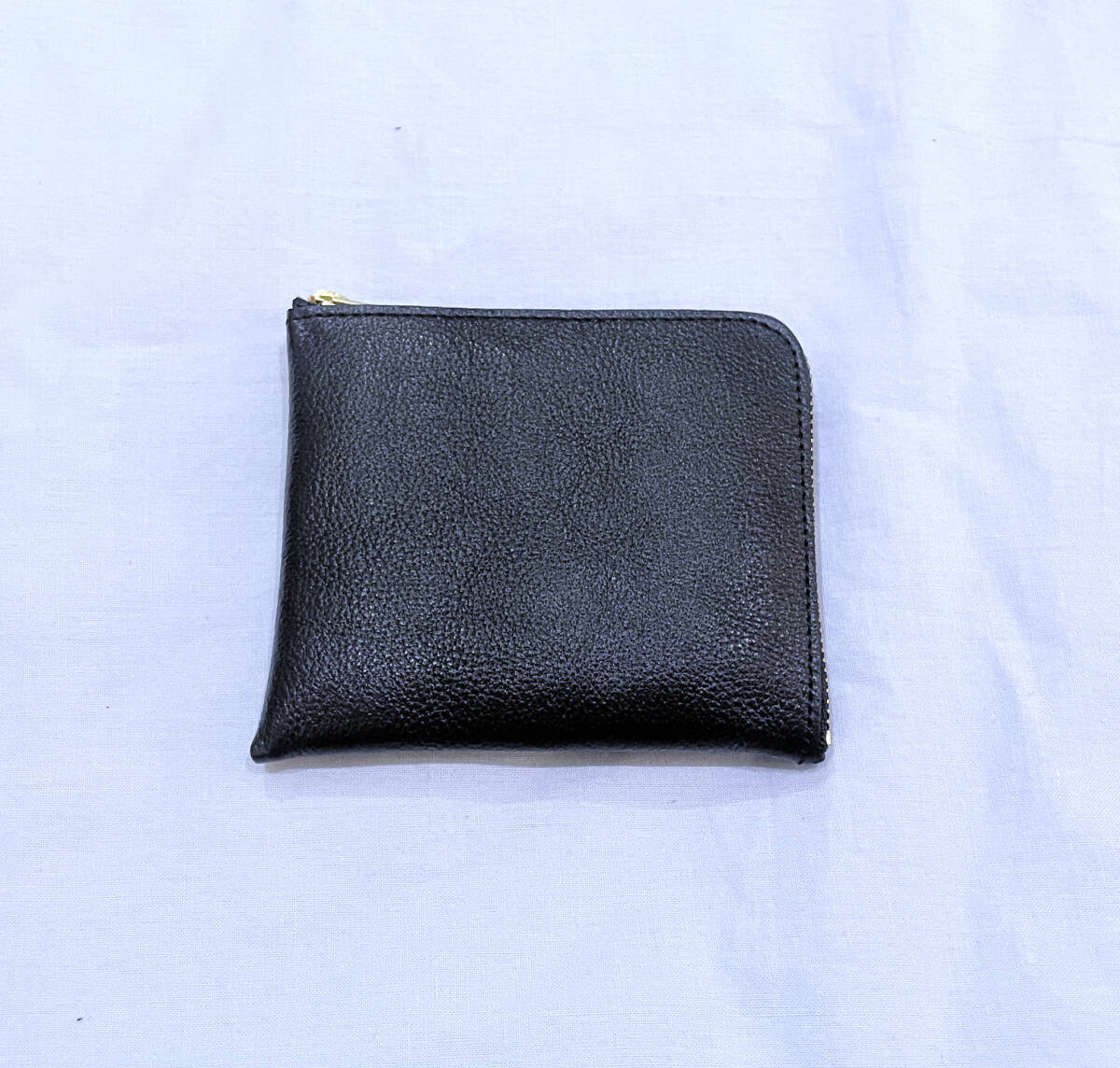 COMME des GARCONS HOMME PLUS L字型 ZIP ウォレット コム デ ギャルソン オム プリュス ブラック 未使用拍卖