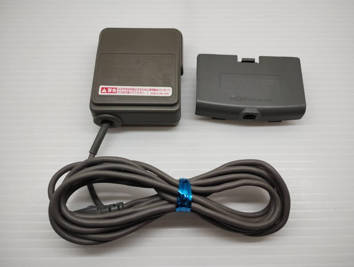 AGB-008 AGB-009 セット ツメ状態:良好 NINTENDO 任天堂 純正品 ゲームボーイアドバンス GBA 用 専用ACアダプタセット 充電器拍卖