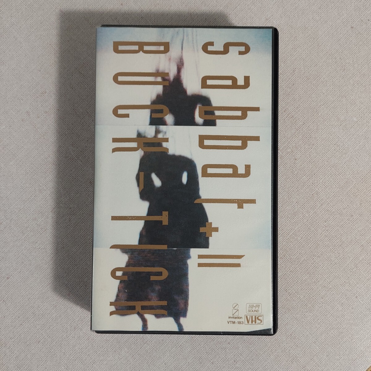 VHSビデオテープ BUCK-TICK sabbat+Ⅱ 1989年 当時物 VTM-183拍卖
