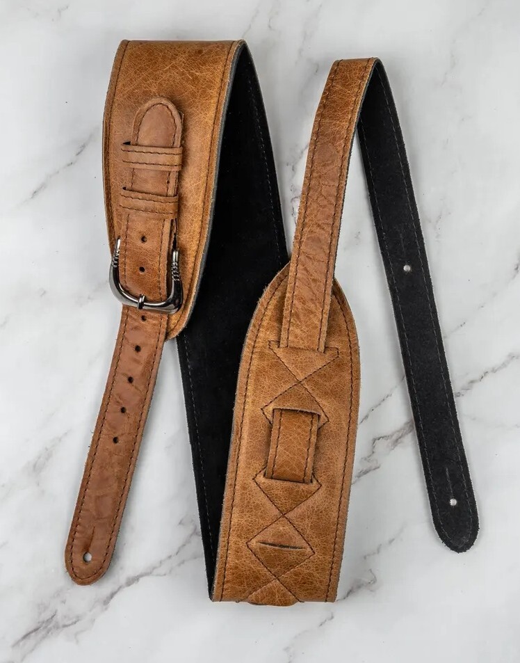 LeathergraftGB Leather Straps with Soft Buckles Honey ハンドメイド 英国リバプール製 ハニー拍卖