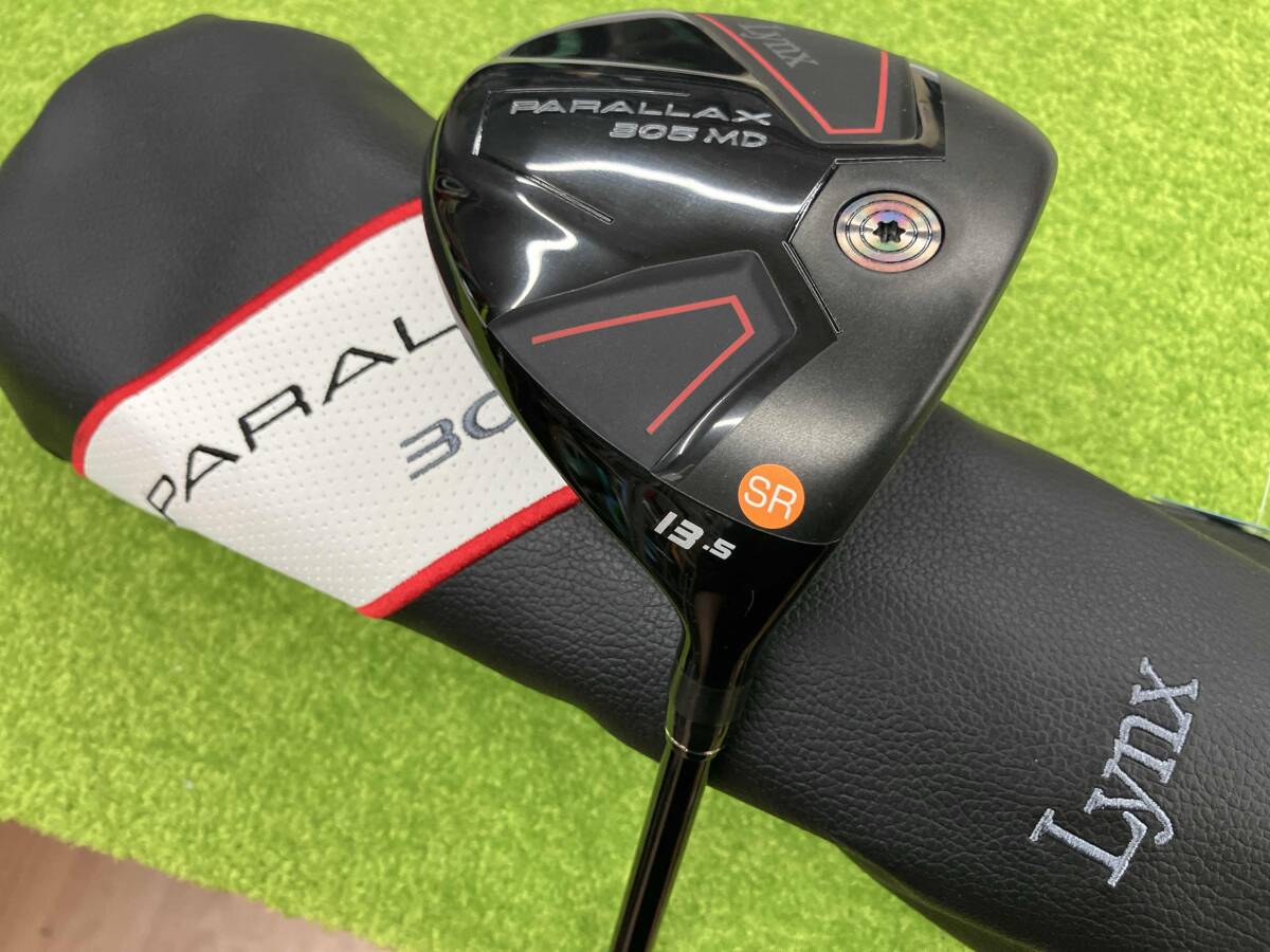 リンクス Lynx ドライバー PARALLAX 305MD 13.5度 POWER TUNED 50 フレックスSR ヘッドカバー付き拍卖