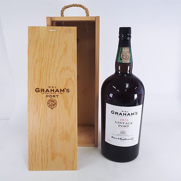 ワイン グラハム ヴィンテージ ポート 1975年 *箱付 1500ml/マグナム 21% ポルトガル GRAHAMS VINTAGE PORT C010300拍卖
