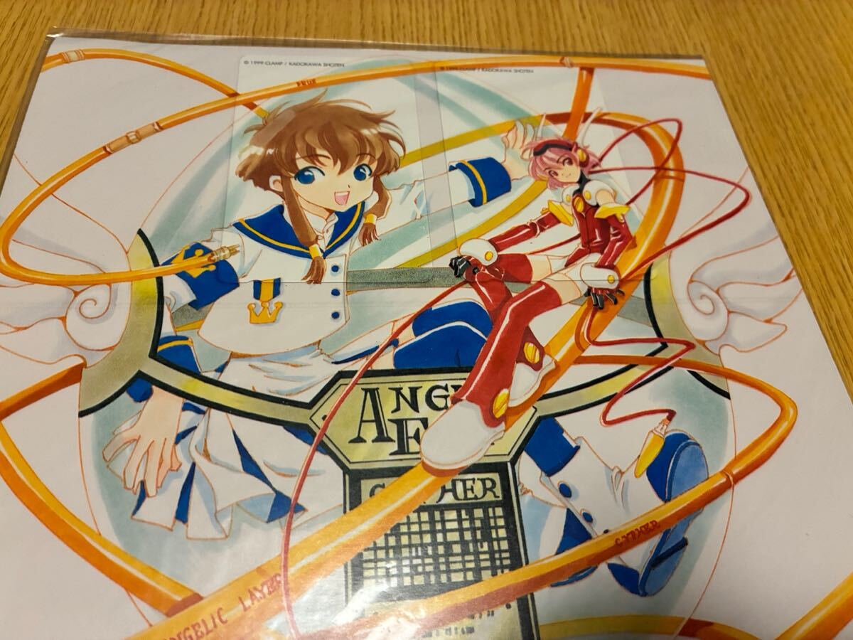 ●レア 当時物 エンジェリックレイヤー CLAMP テレホンカード 2枚セット 台紙付き 未開封 少年エースA 拍卖