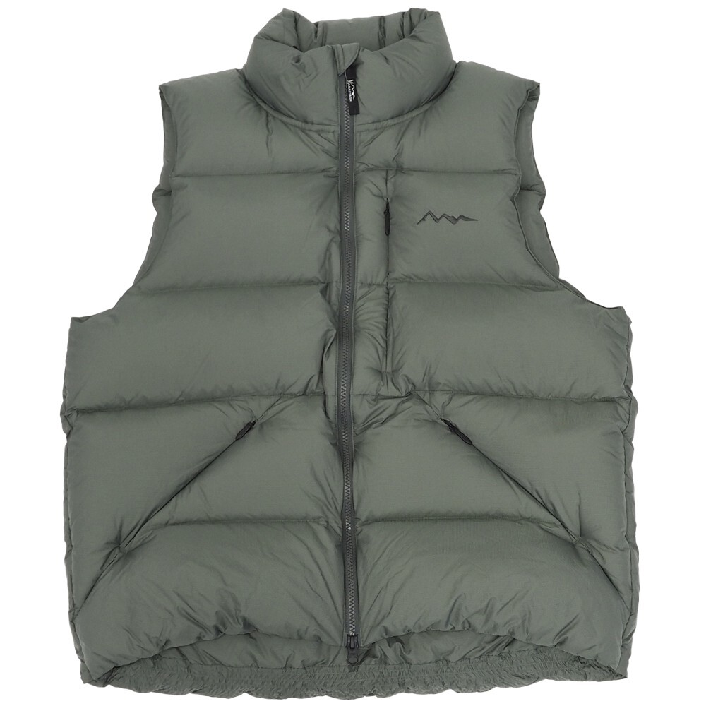 B07302 新品 MANASTASH/マイクロリップ ダウンベスト 【サイズ:L】 セージ 定価39600円 マナスタッシュ メンズ拍卖