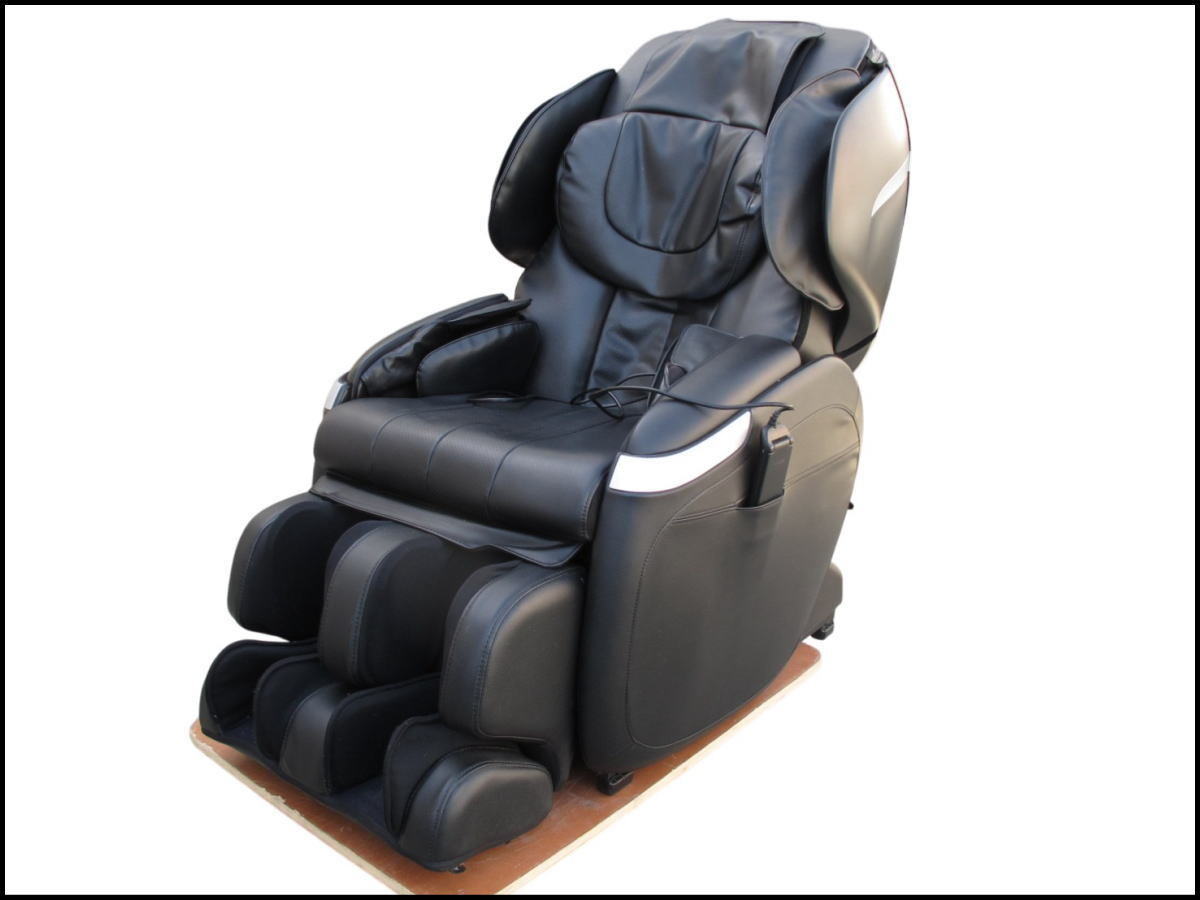 ■080201-081■フジ医療器■マッサージチェア■サイバーリラックス■ブラック■AS-770■拍卖