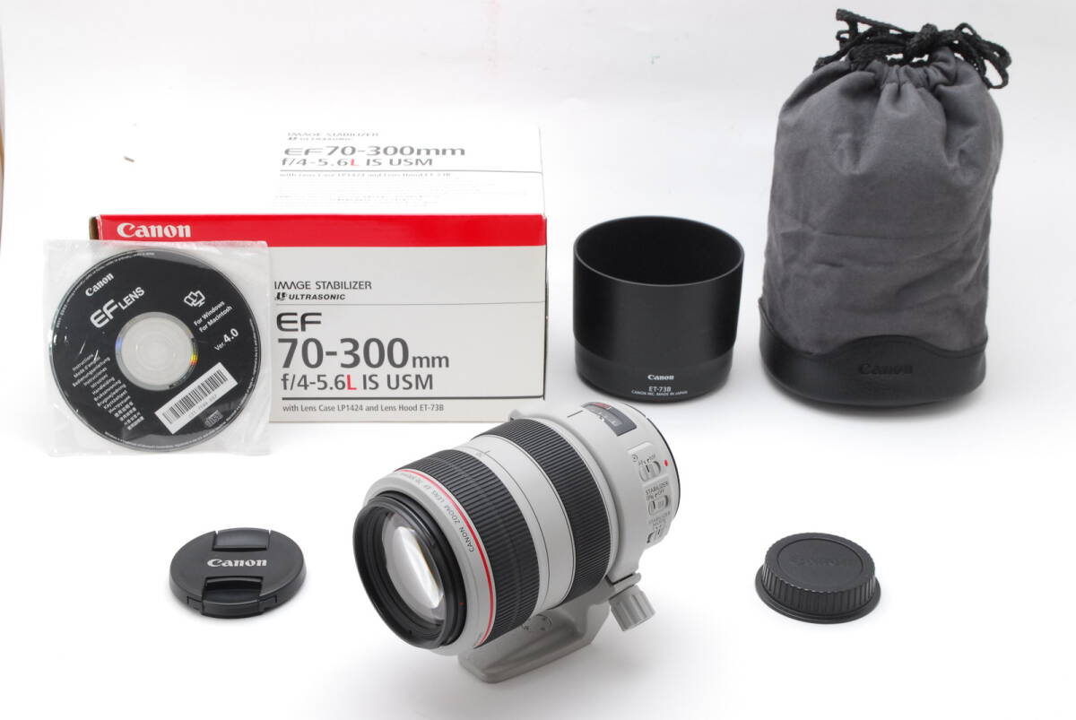 【美品】Canon EF 70-300mm f/4-5.6 L IS USM Zoom Lens キャノン 望遠 レンズ #B-602拍卖