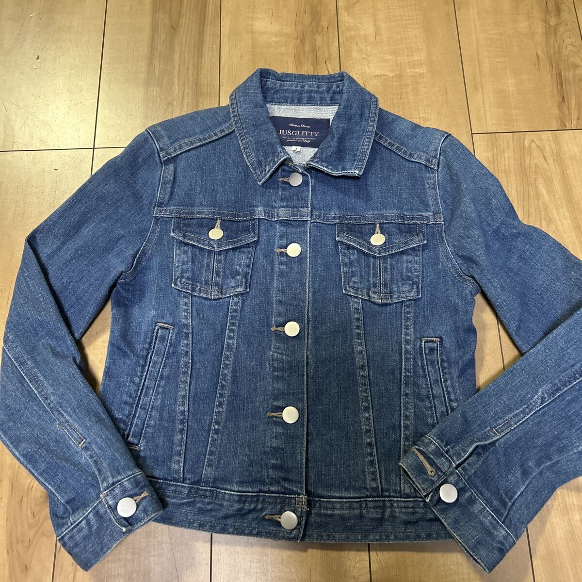 デニムジャケット Gジャン ジャスグリッティー JUSGLITTY サイズ1(Sサイズ)拍卖