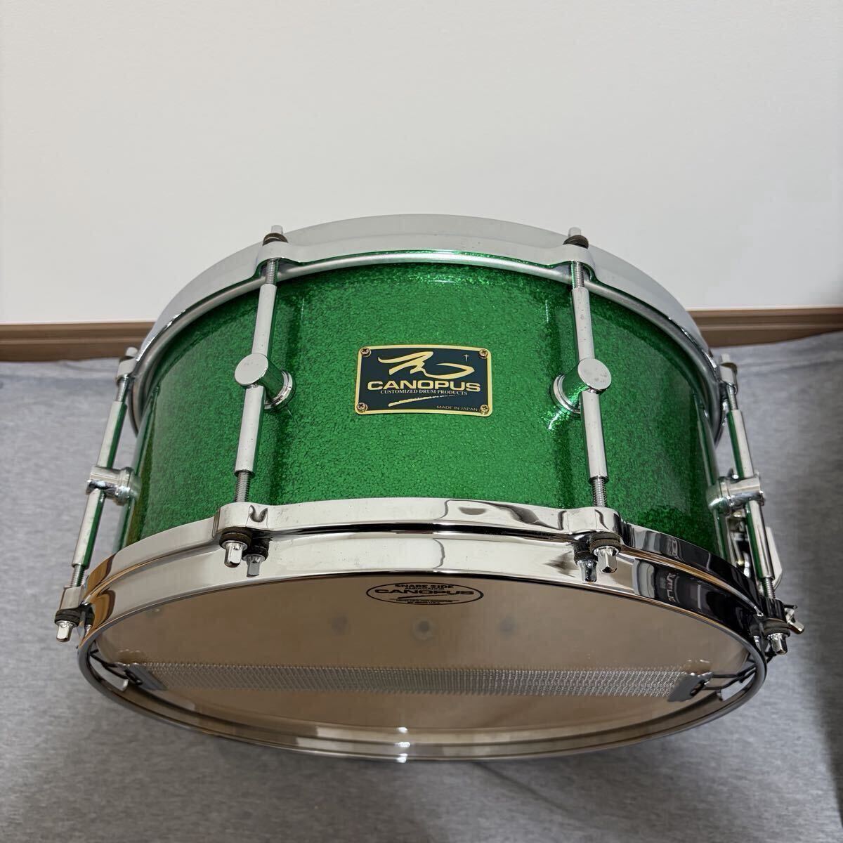 CANOPUS メイプルシェル カノウプス スネアドラム 廃盤品 14×6.5インチ MFP-1465拍卖