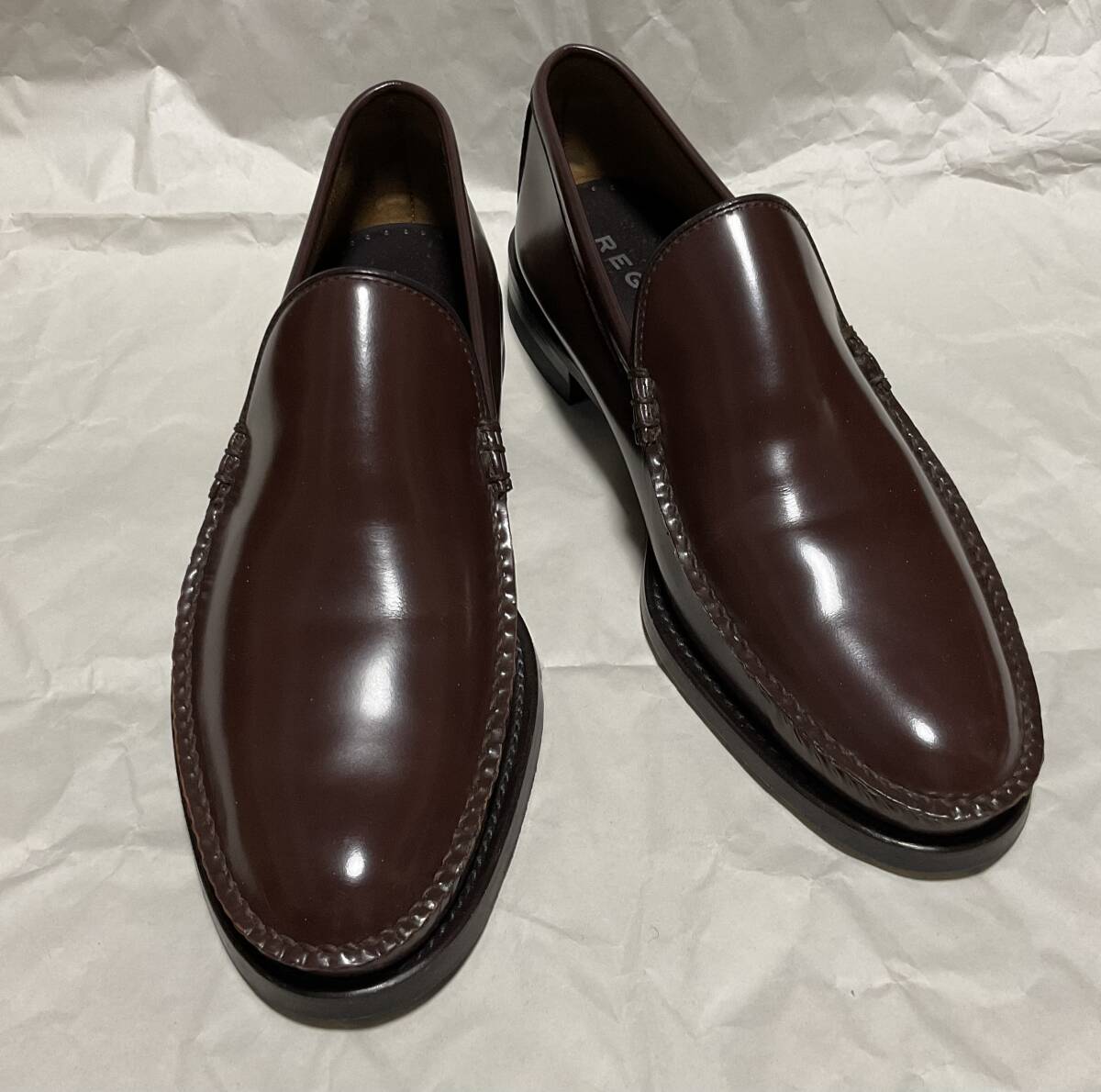 ★ REGAL リーガル コブラヴァンプ 27cm ブラウン 茶 本革底 オマケ付き拍卖