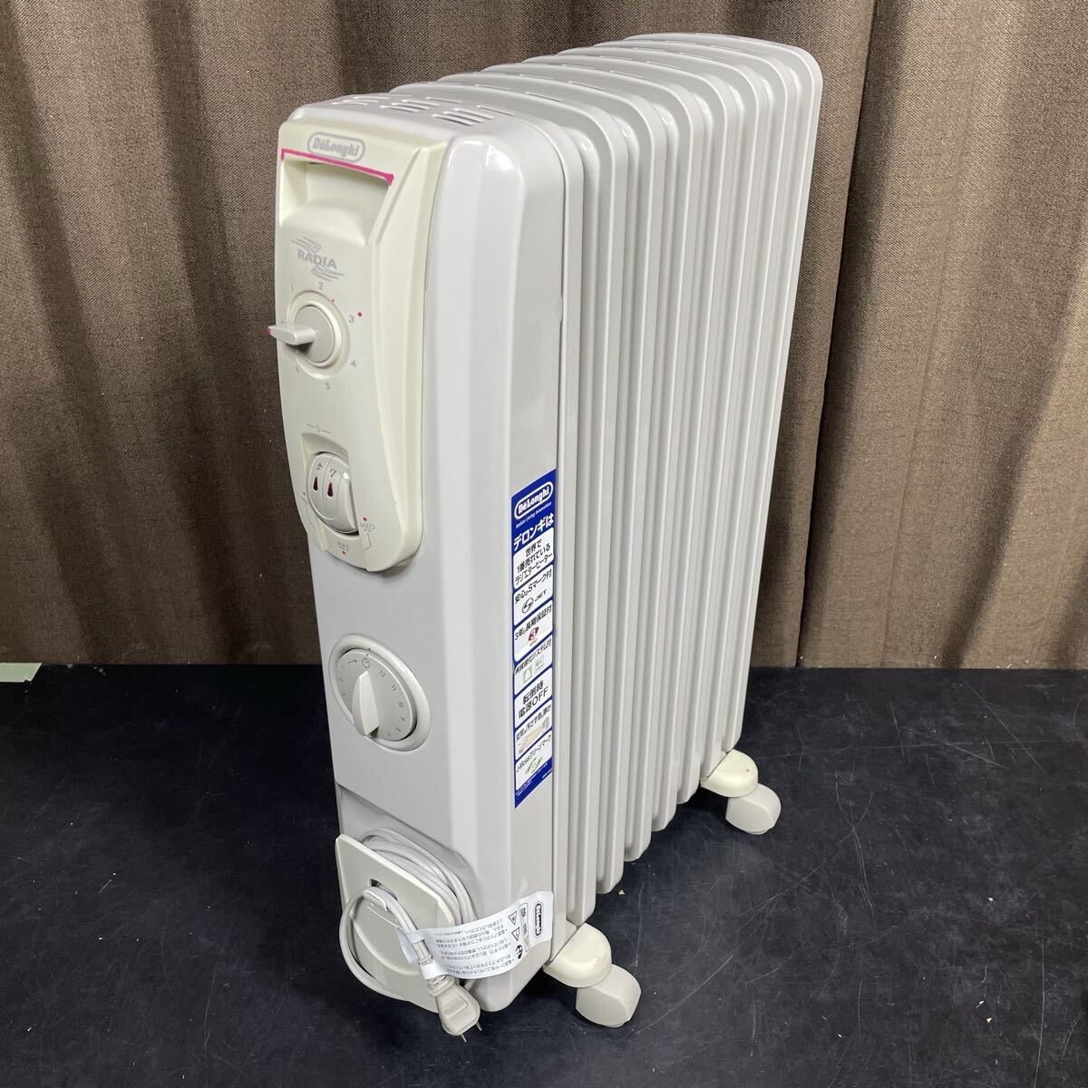 【DZ-010】DeLonghi/デロンギ オイルヒーター R730812TF 暖房器具 動作確認済拍卖