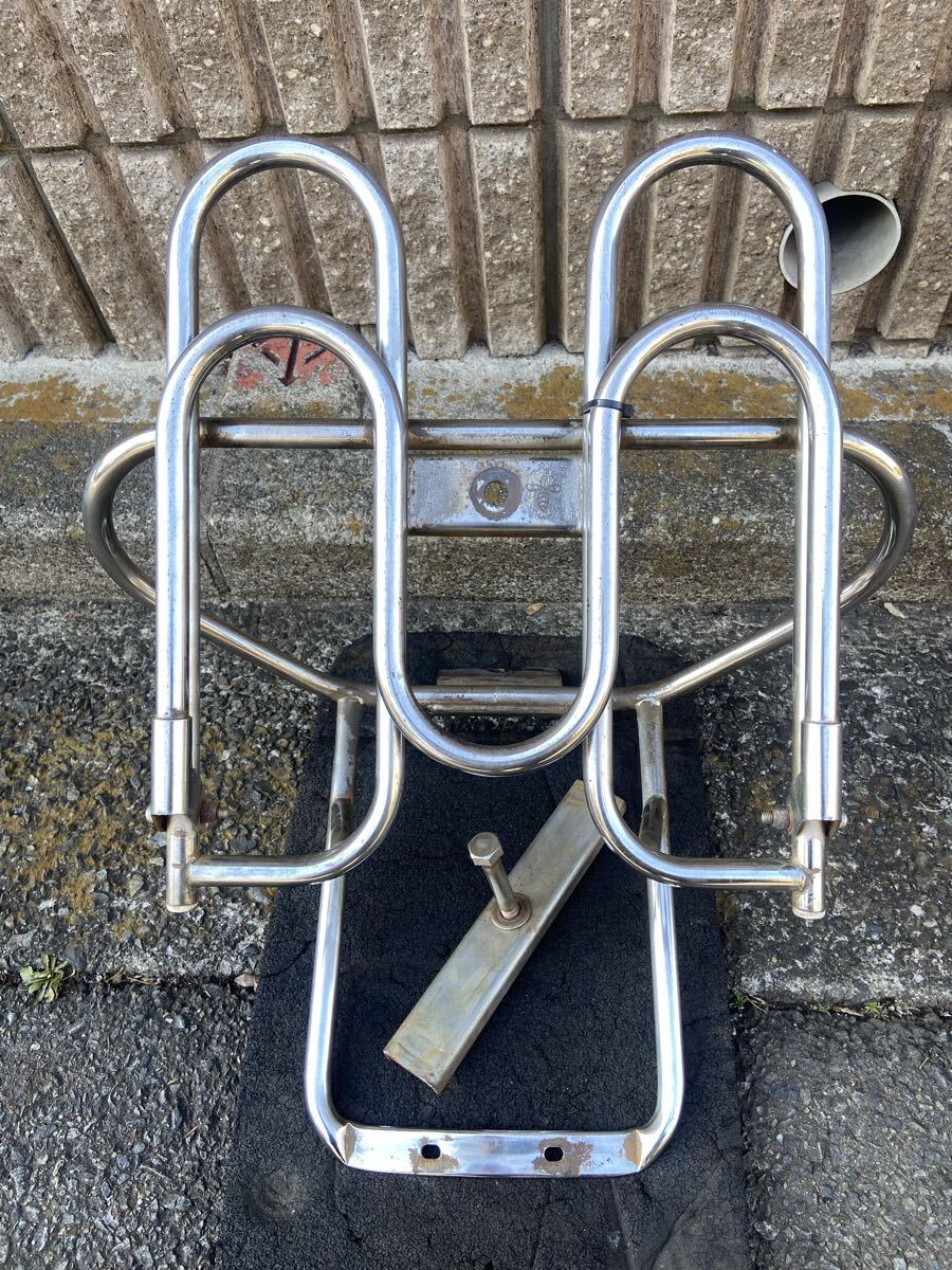 TOKYO VESPA 東京ヴェスパ original luggage lack オリジナルキャリア Small frame スモール 50 100 ET3 piaggio べスパ リアキャリア拍卖
