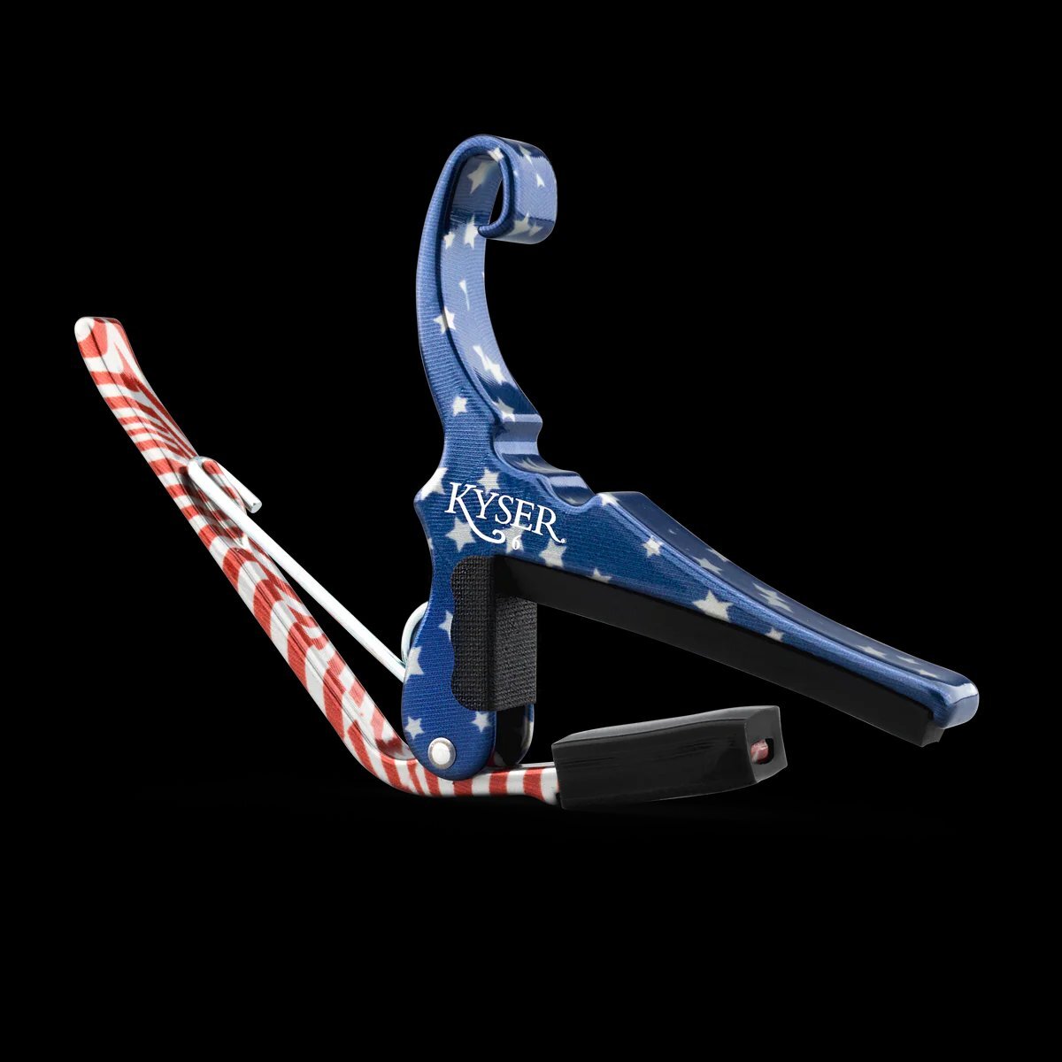 アコースティックギターカポKYSER カイザー カポタスト KG6 STARS & STRIPES6弦 取付簡単拍卖