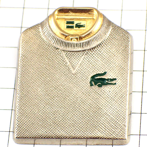 ピンバッジ・ラコステ鰐セーター服 LACOSTE PARIS FRANCE◆フランス限定ピンズ◆レアなヴィンテージものピンバッチ拍卖