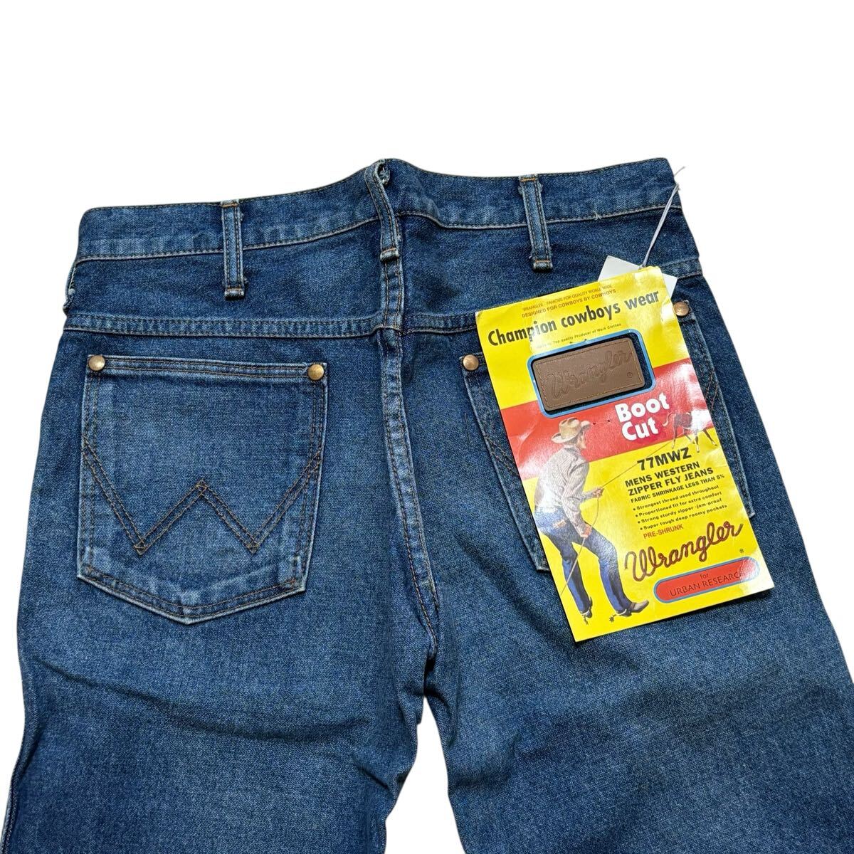 ラングラー アーバンリサーチ ジーパン Boot Cut 77MWZ WS0046 ユーズド加工 ジーンズ Wrangler デニムパンツ パンツ拍卖