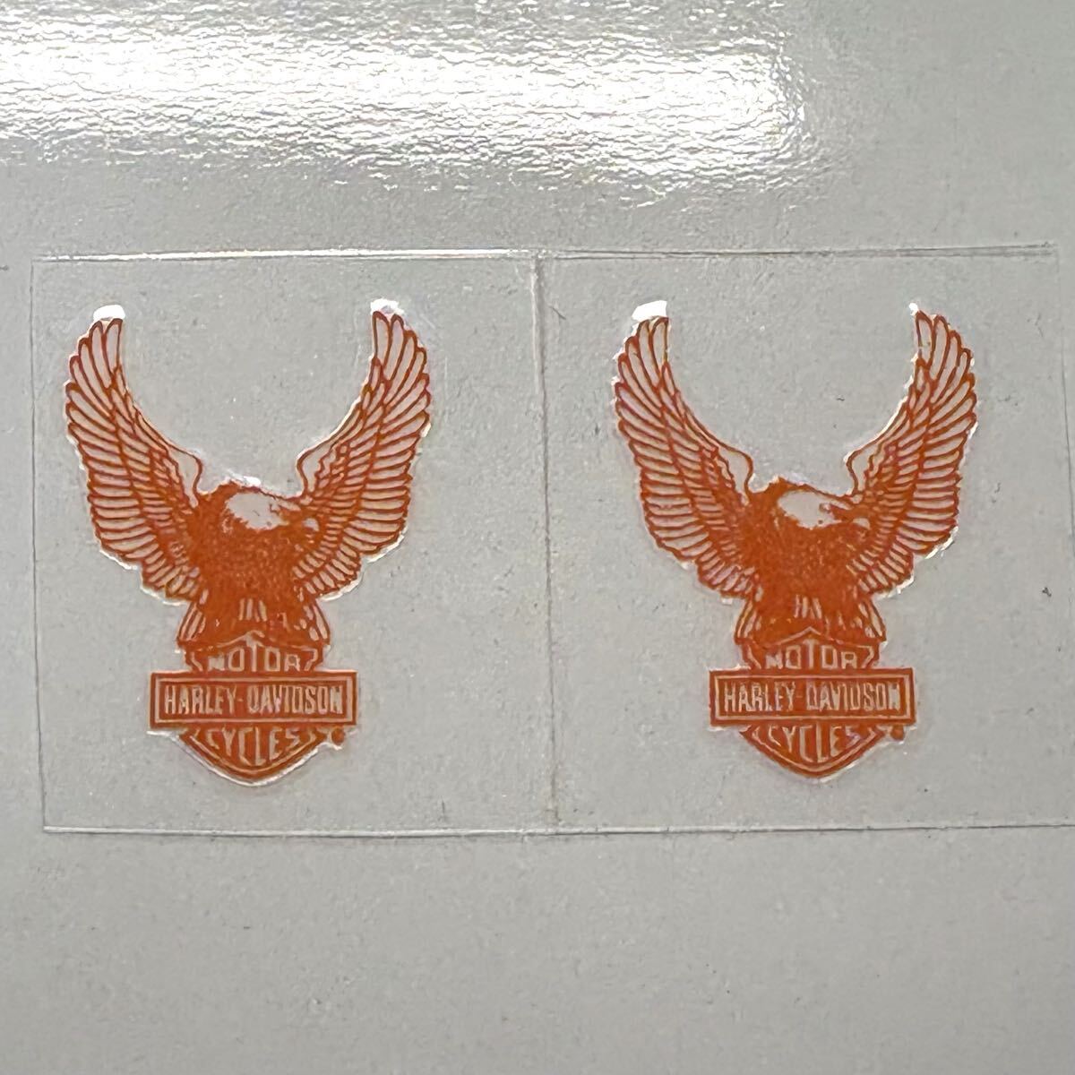 90s Harley-Davidson ハーレーダビッドソン 防水 イーグル 転写 当時物 ステッカー タンクキャップ USA シール拍卖