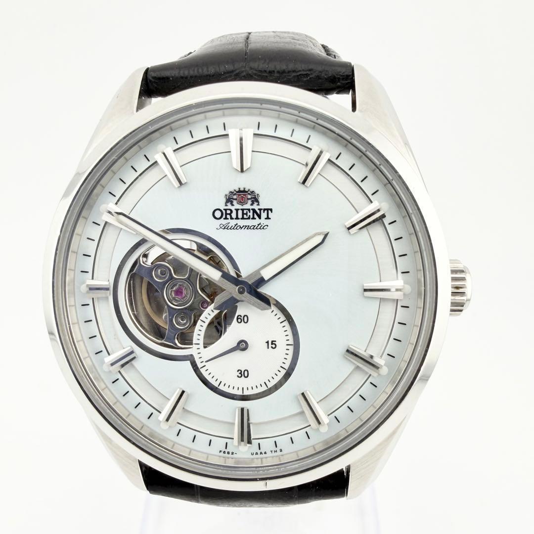 状態良好品 ORIENT オリエント コンテンポラリー RN-AR0003S シルバー メンズ 自動巻き 腕時計拍卖