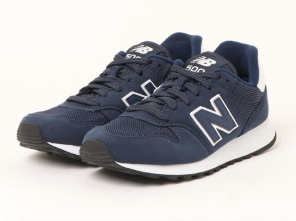 スニーカー 「new balance」 GM500EN2 レディース ニューバランス ネイビー 24.5㎝拍卖