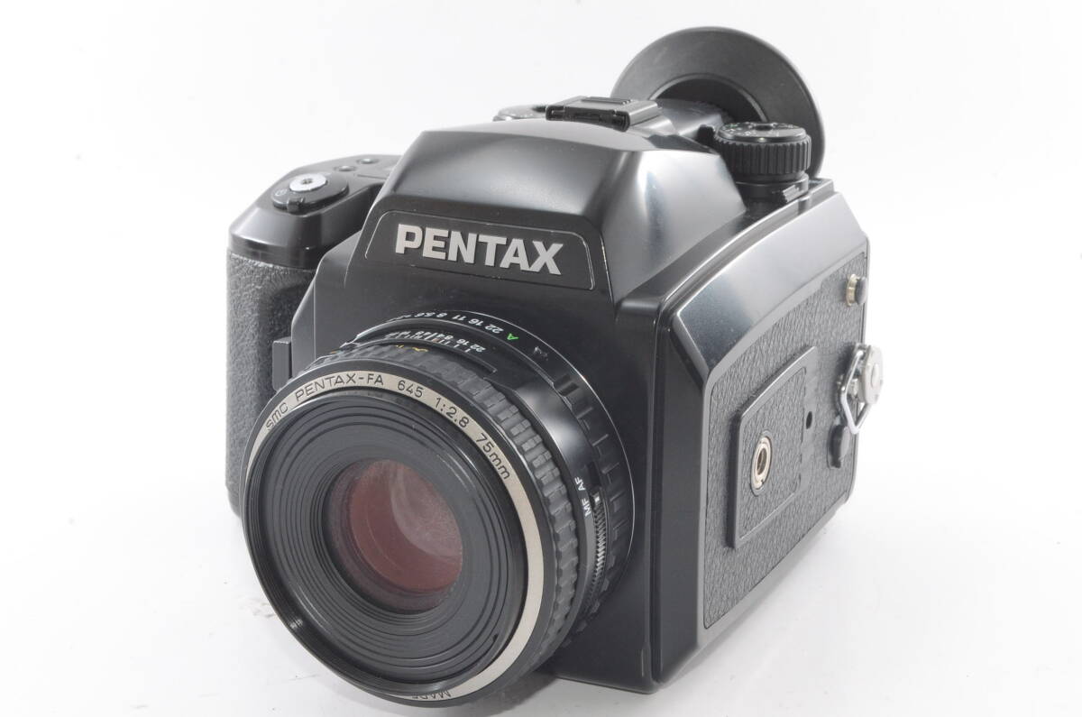 【外観特上級】PENTAX ペンタックス 645N 中判カメラ FA 645 75mm F2.8 #v1293拍卖