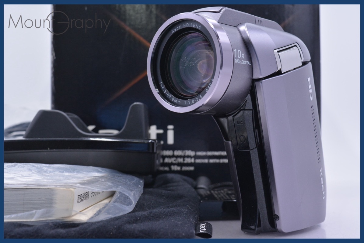 【動作保証】 サンヨー Sanyo Xacti DMX-HD 1010 10x 元箱、バッテリー、充電器、ソフトケース、取扱説明書付属 同梱無料 #R370拍卖