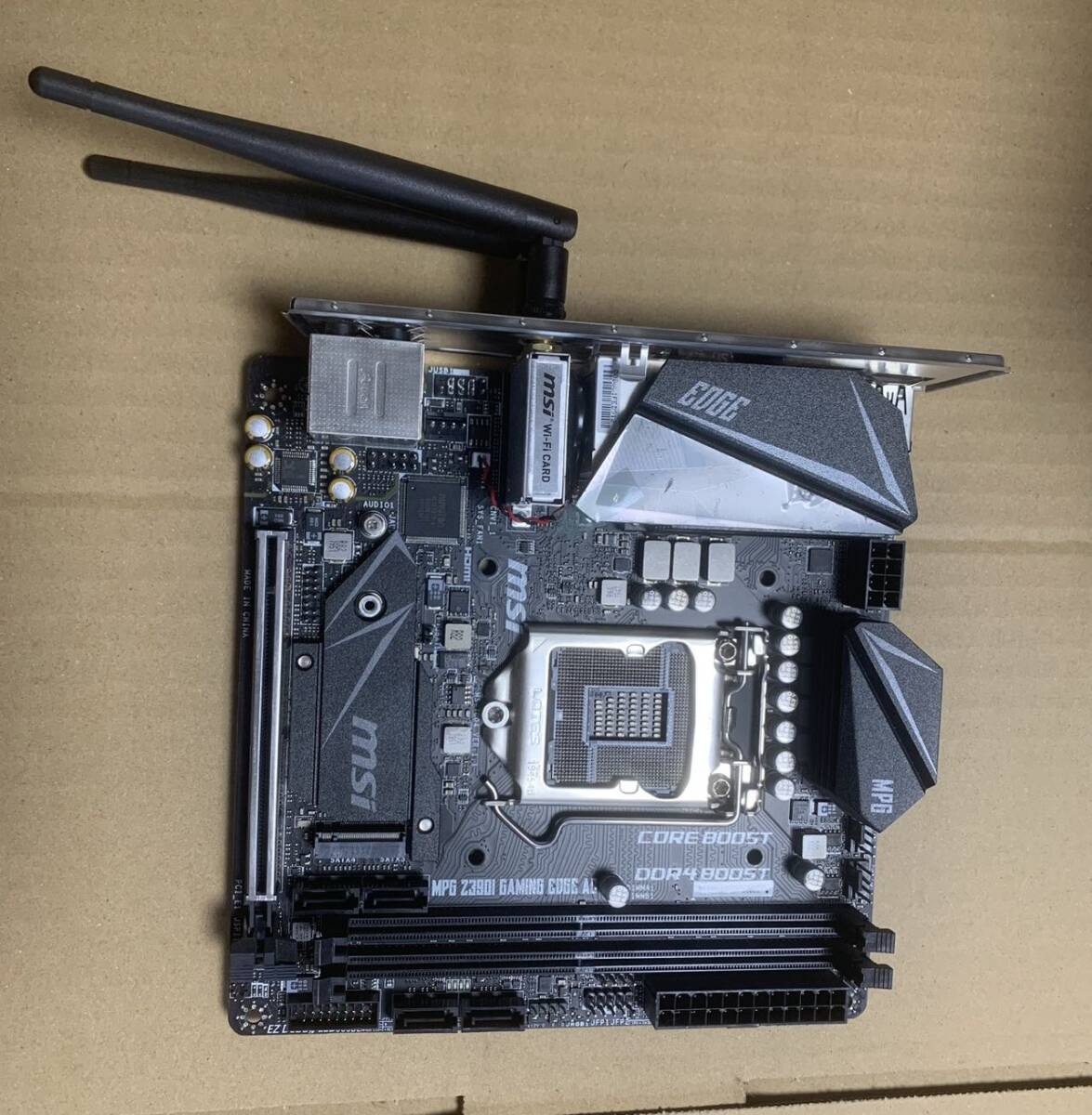 J ★中古動作品 MSI MPG Z390I GAMING EDGE AC 115X LM★拍卖