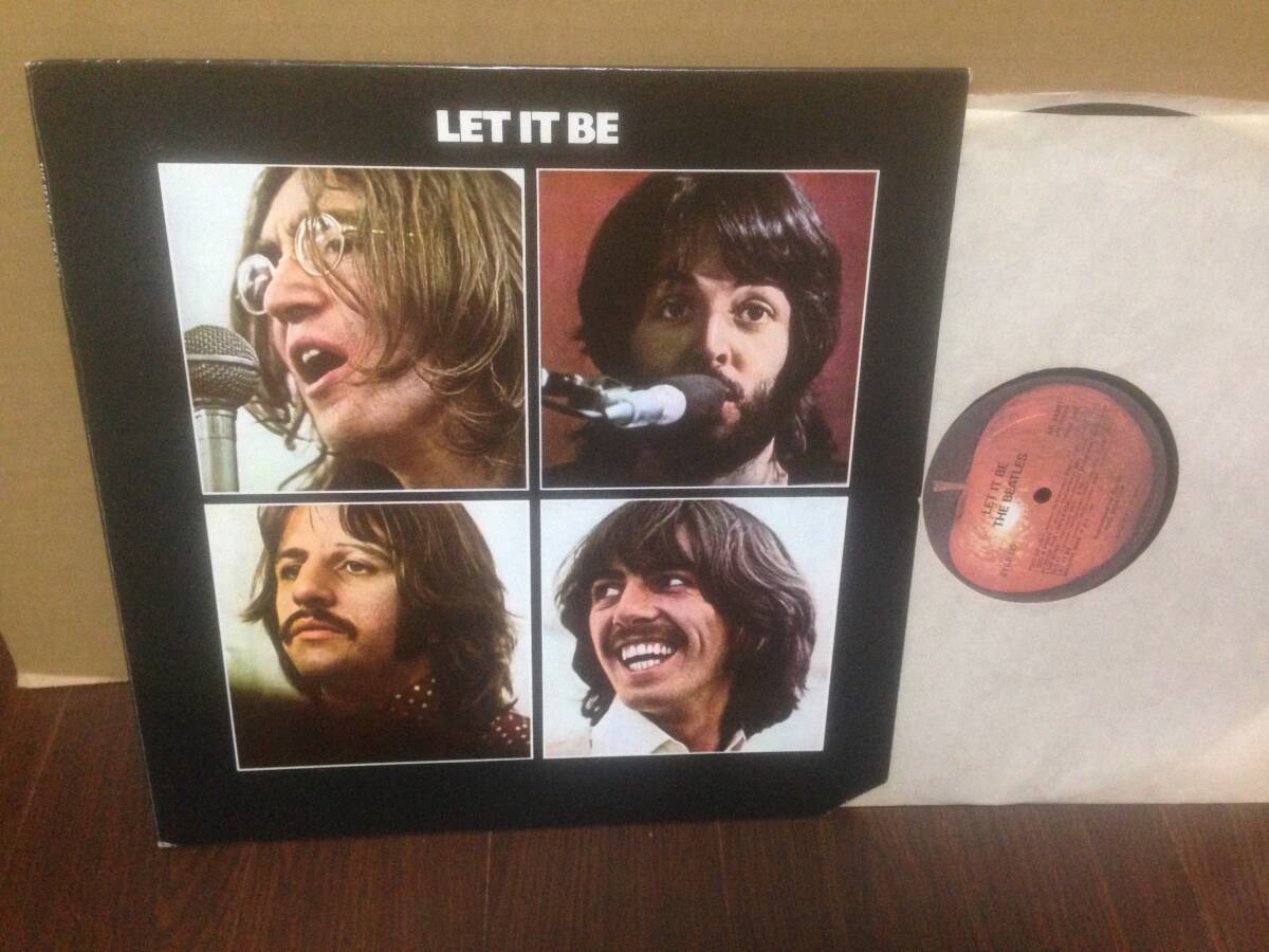 LP THE BEATLES / LET IT BE US盤 ジャケ右下カット AR34001 レット・イット・ビー 管6B4拍卖
