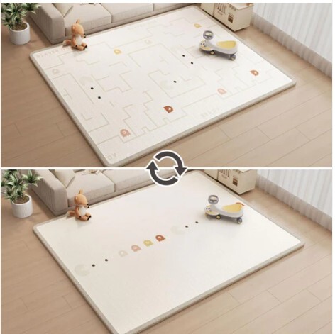 #3030 プレイマット豆200 カラーB DIYELL ベビーマット プレイマット 180×200cm ベビー 赤ちゃん シームレス ロール ペット フロアマッ拍卖