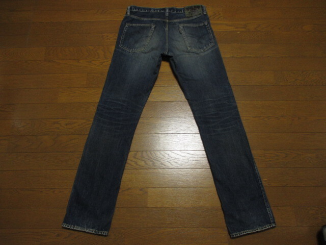 BLUE BLUE ブルーブルー BLUEBLUE デニム パンツ PP36 ジーンズ 31 W31 ユーズド加工 ビンテージ加工 スリム ハリウッドランチマーケット拍卖