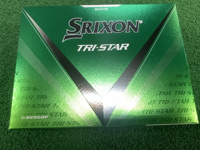 【新品・未使用品】DUNLOP ダンロップ SRIXON スリクソン TRI-STAR トライスター カラー ホワイト 1ダース 12球拍卖