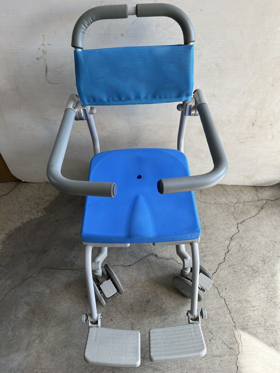 U013319 引取可 uchie ウチヱ シャワーチェア 風呂介助 入浴用車椅子 中古 現状品 0218拍卖