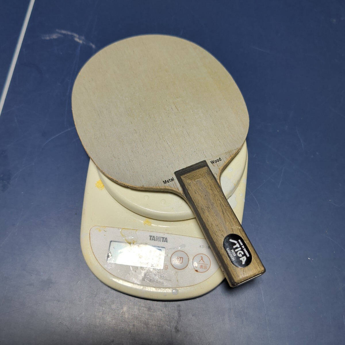 卓球ラケット ピーターカールソンモデル メタルウッドST レトロ 廃盤 初期 ビンテージラケット ビンテージ ヤサカ拍卖