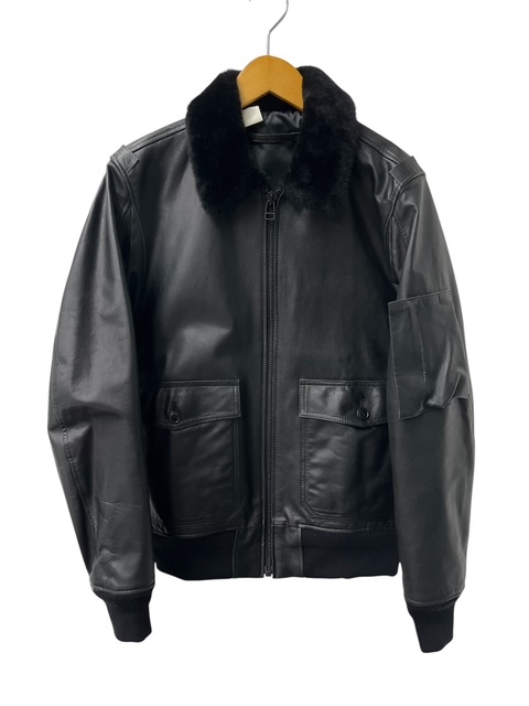 ■極美品■N.HOOLYWOOD エヌハリウッド G-1 レザージャケット 40■ブラック 黒 やぎ革 フライトジャケット 912-LT01 ミスターハリウッド拍卖
