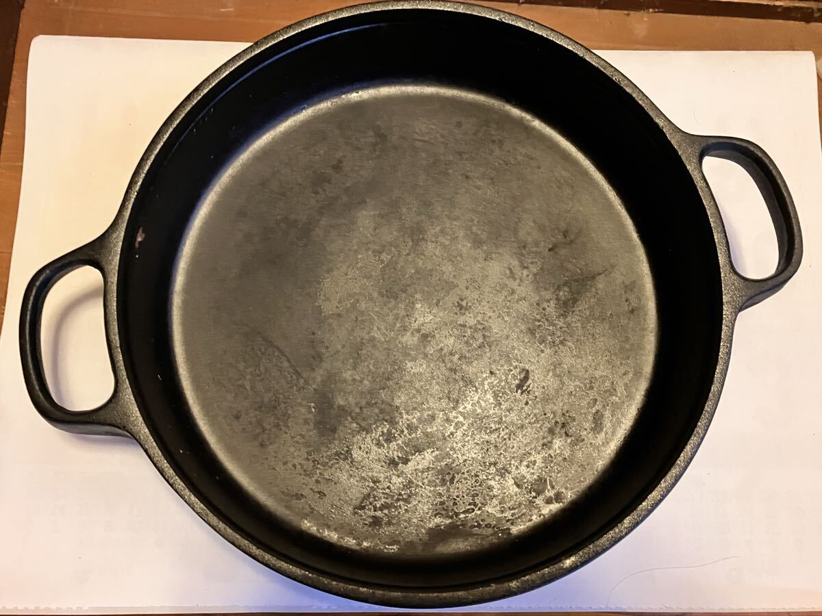 南部鉄器 鉄鍋 26㎝ 3中古 すき焼き鍋 調理器具拍卖