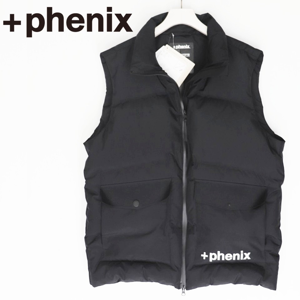 《+phenix プラスフェニックス》新品訳有 定価36,300円 ゴアテックス ウィンドストッパー生地使用 ダウンベスト XL S3006拍卖