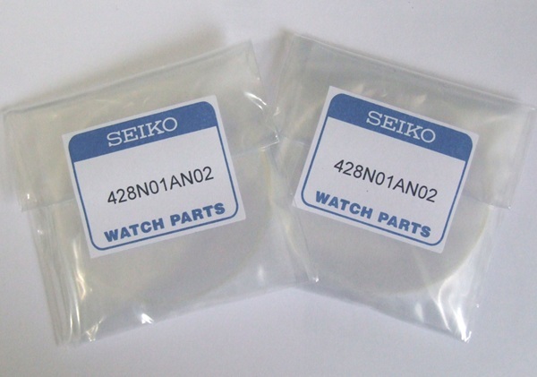 ■ セイコー SEIKO ■ 鉄道時計(懐中時計)◆ 7C21-0A22他 ★ 風防(有機ガラス)(428N01AN02) ◆ 2枚セット ◆ 直径 約43.5 ㎜ ◆拍卖