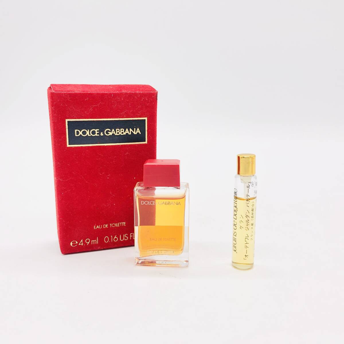 保管品 DOLCE & GABBANA ドルチェ ガッパーナ 4.9ml GUERLAIN ゲラン ジャルダン バガテール EDT ミニ ボトル 香水 フラコン ボトル拍卖