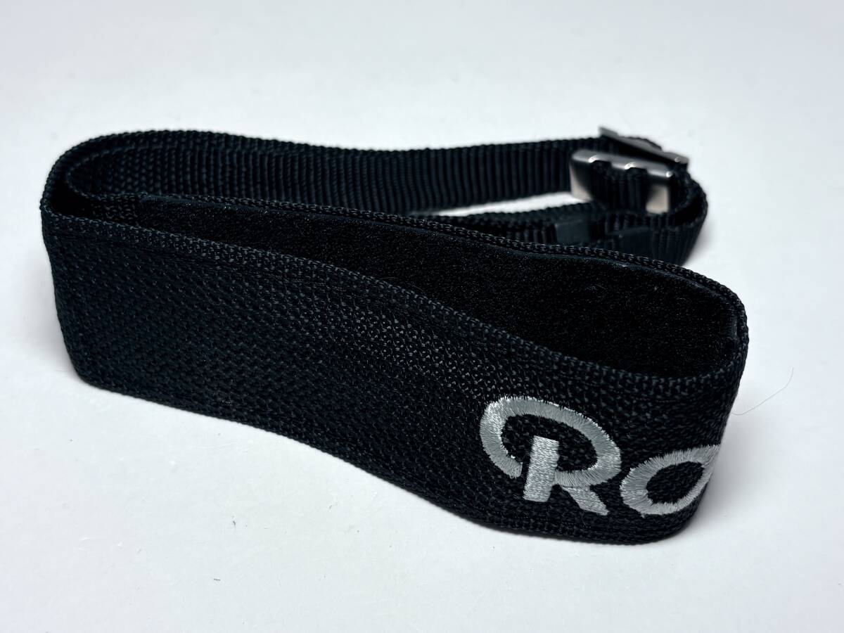 極上品 ローライ 純正ストラップ 黒色刺繍文字 ローライフレックス拍卖