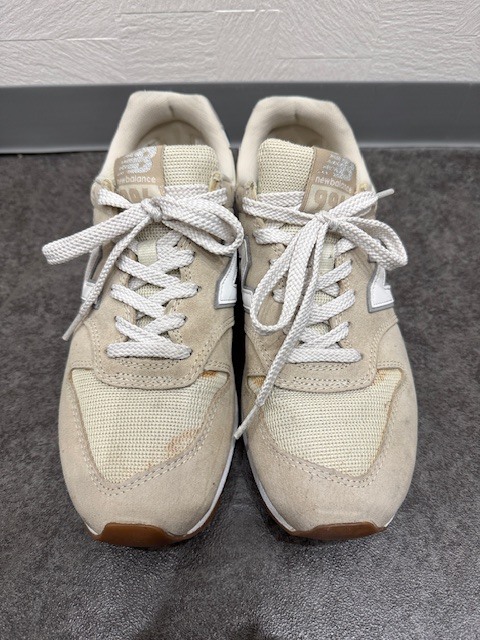 H8-2-48 New Balance ニューバランス CM996SMT ローカット スニーカー size25cm ベージュ系拍卖