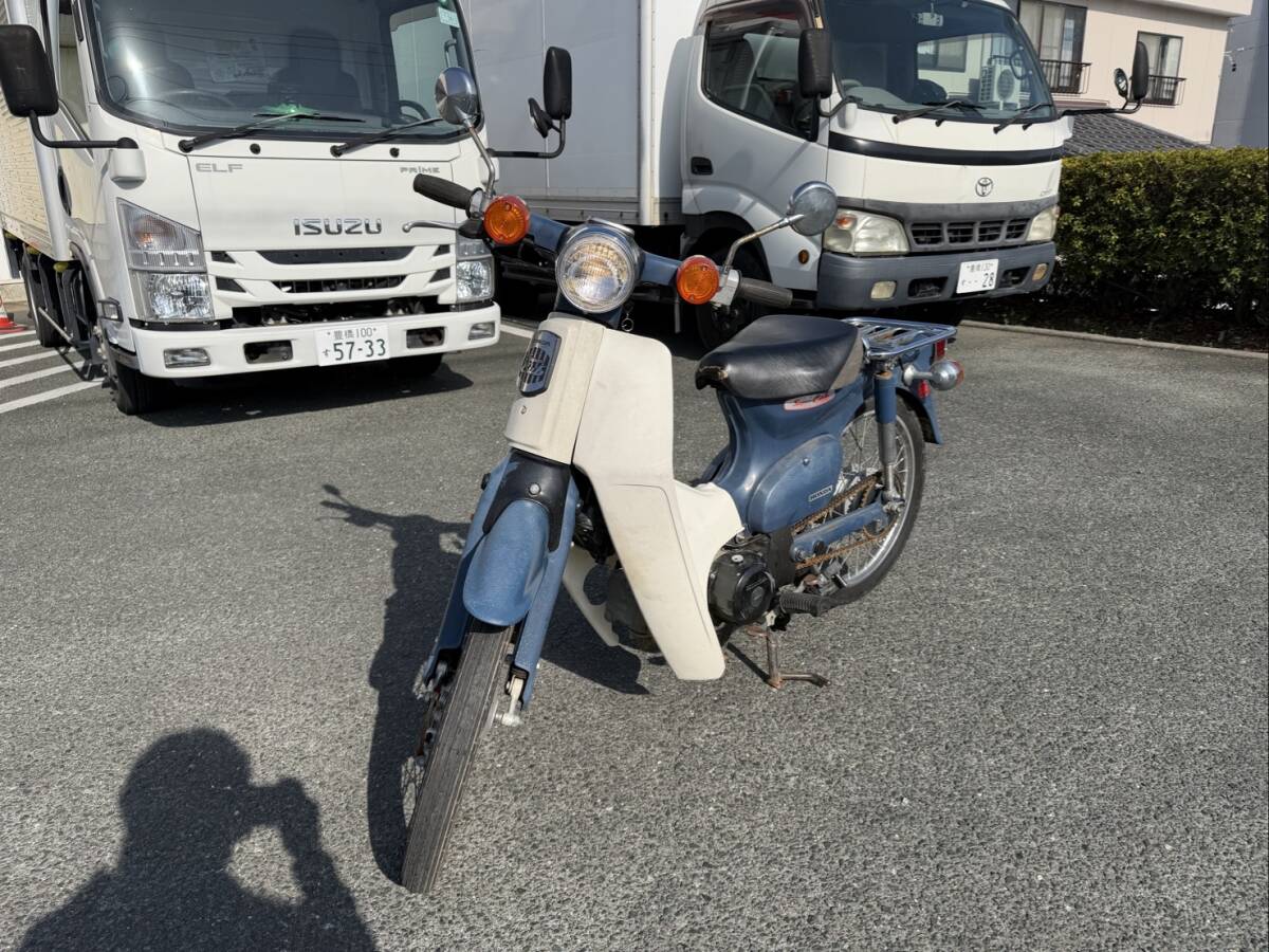 ■バイク■HONDA スーパーカブ 49cc エンジンオイル交換済 走行距離:67,257km 店頭・陸送拍卖
