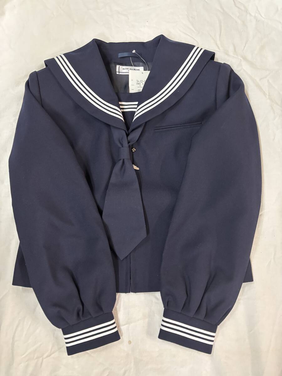 OLIVE des OLIVE 高級 貴重前空きセーラー服 未使用 160拍卖