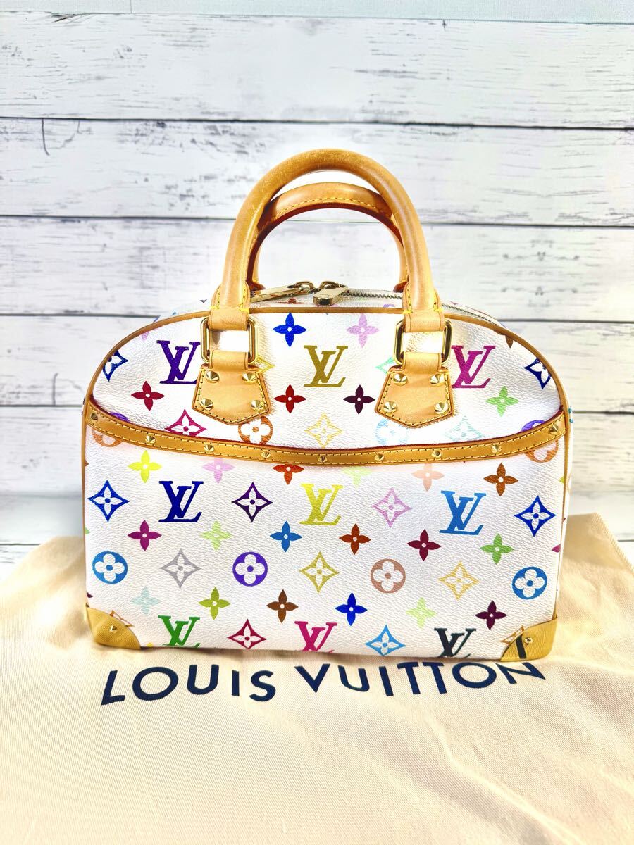 LOUIS VUITTON ルイヴィトン ハンドバッグ トゥルーヴィル マルチカラー ブロン M92647 使用少なく美品 スニダンにも掲載 送料込み拍卖